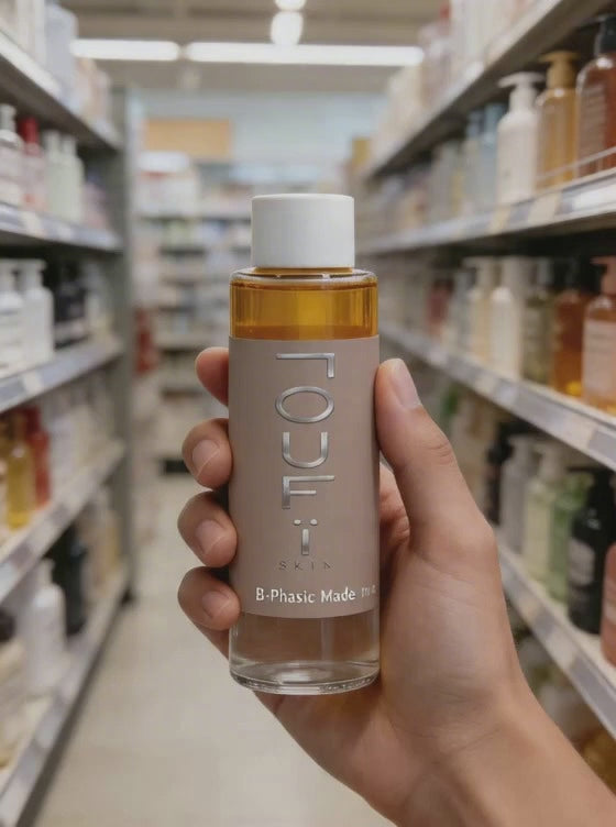 Load video: A gentle bi-phase cleansing oil designed to effectively remove impurities while respecting the skin’s natural balance.